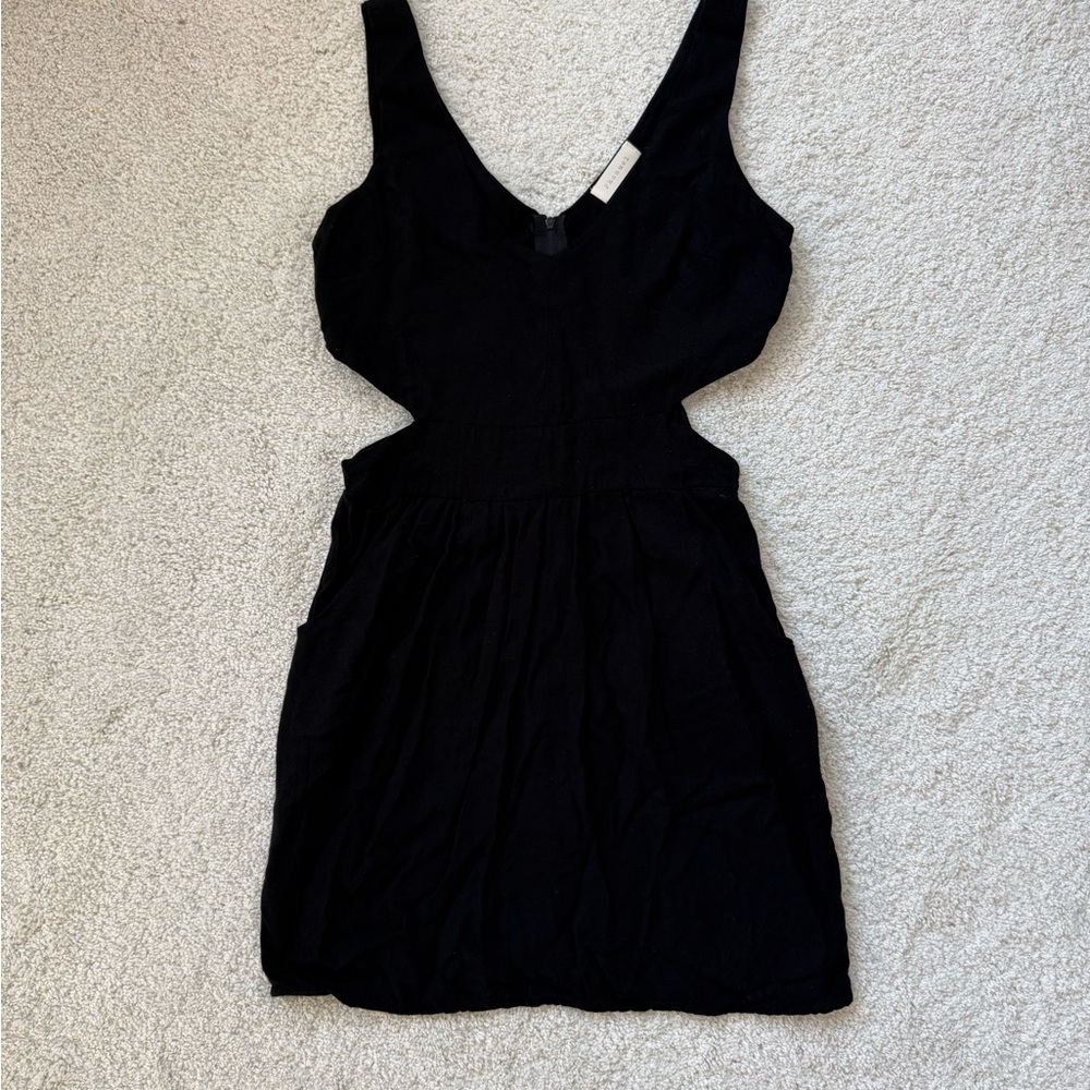 Phanuel Black Dress with Side Cutouts